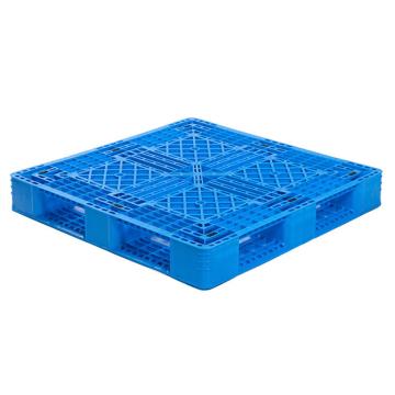 Raxwell 网格田字托盘，尺寸:1100×1100×150mm，动载:700kg，静载:3000kg，蓝色，不含钢管
