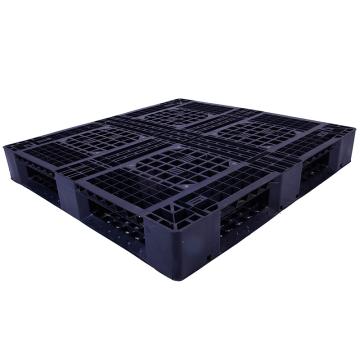 哈德威 田字网格托盘，改性HDPE，1100*1100*150mm，静载3T，动载0.8T，TK1111TW-C，黑色