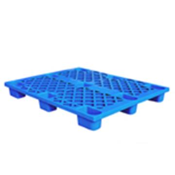 哈德威 塑料托盘，网格九脚，尺寸(mm):1000*800*145，蓝色，动载0.5T，静载2T