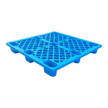 英达斯贝克 网格九脚托盘，尺寸：1100×1100×140mm，静载：1000kg，动载：400kg，蓝色