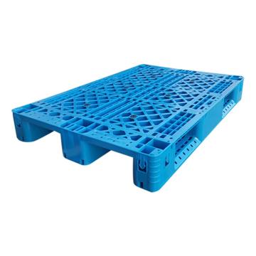 英达斯贝克 网格川字托盘，尺寸：1200×800×150mm，静载：3000kg，动载：1000kg，蓝色