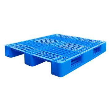 英达斯贝克 网格川字托盘，尺寸：1200×1000×150mm，加厚款，静载：3000kg，动载：1000kg，蓝色