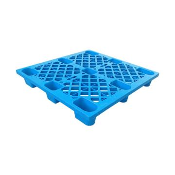 英达斯贝克 网格九脚托盘，尺寸：1000×1000×140mm，静载：1000kg，动载：400kg，蓝色