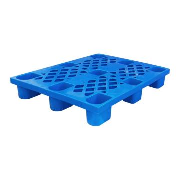 英达斯贝克 网格九脚托盘，尺寸：1200×800×140mm，加厚款，静载：1500kg，动载：500kg，蓝色