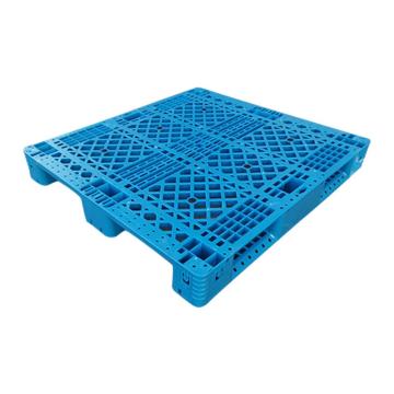 英达斯贝克 网格川字托盘，尺寸：1200×1200×150mm，静载：3000kg，动载：1000kg，蓝色