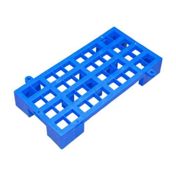 英达斯贝克 网格防潮垫仓板，尺寸：600×300×100mm，蓝色