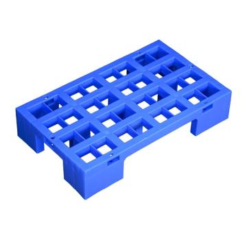 英达斯贝克 网格防潮垫仓板，尺寸：500×300×100mm，蓝色