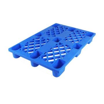 百盈塑料 网格九脚托盘，尺寸(mm):1200*800*140，动载0.4T，静载0.8T，BY122，蓝色