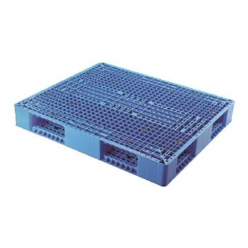 威佳 网格双面托盘，尺寸:1400×1200×150mm，动载:1000kg，静载:4000kg，蓝色，不含钢管