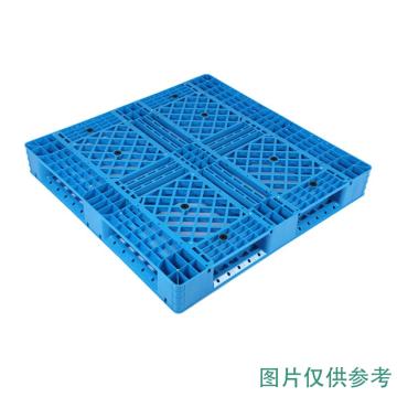 力禾 网格田字托盘，尺寸:1200×1000×150mm，静载:4t，动载:1t，蓝色，自重:12.3kg