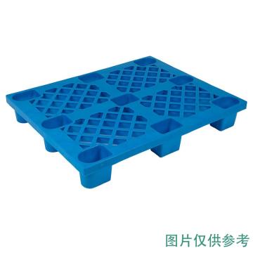 力禾 网格九脚托盘，尺寸:1100×1100×150mm，静载:1.5t，动载:0.8t，蓝色，自重:7.3kg