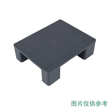 力禾 平板7脚小托盘，尺寸:600×600×150mm，静载:1t，动载:0.5t，黑色，自重:3.8kg