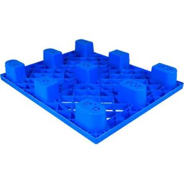 睿丰 网格九脚托盘，尺寸：1200×1000×140mm，动载:800kg，静载:3000kg，蓝色，不含钢管