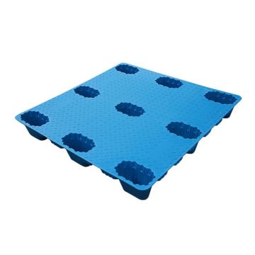 威佳 九脚吹塑托盘，尺寸：1200×1200×150mm，静载：2000kg，动载：1500kg，改性HDPE，蓝色