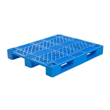 哈德威 塑料托盘，网格川字，尺寸(mm):1300*1100*150，蓝色 动载1.2T 静载4T，上货架载重：0.7T