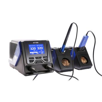 安泰信ATTEN 高端智能无铅电焊台，200w，GT-6200，大功率多功能 双通道双工位一体式快速升温