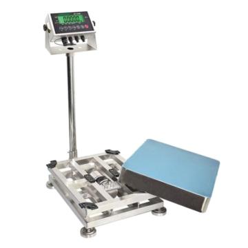 杰特沃 304不锈钢防水电子台秤，JPS-150KG/10g，400*500MM台面，加RS232