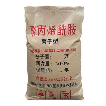 北创 阳离子聚丙烯酰胺PAM，1800万分子量，50离子度，25kg/袋