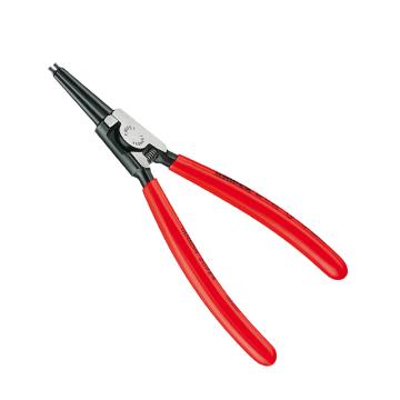 凯尼派克 Knipex 外卡簧钳，(抛光头，塑料套柄) 5.5 10-25mm，46 11 A1