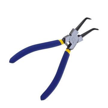 长城精工 沾塑弯型外卡挡圈钳，320mm(13)，224113