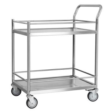 兆庭 不锈钢双层防静电医用推车，无磁加厚，RCS-0222-C 201