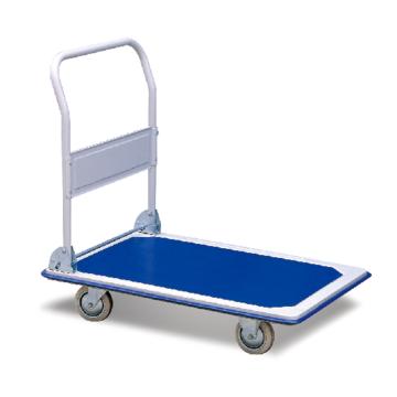 Raxwell 300Kg可折叠重型钢制推车，手柄喷塑 台面910*610mm Φ125橡胶轮，RHMC0101