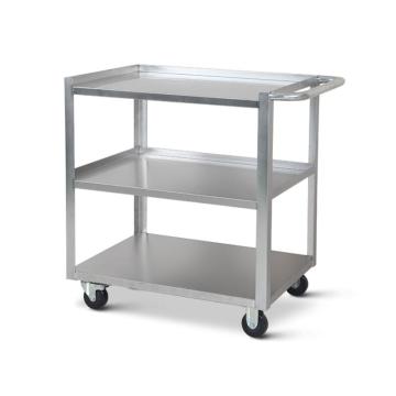 兆庭 三层不锈钢单扶手小车，700*480*900mm，RCS-0323DE-700*480*900mm