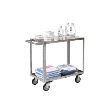 兆庭 耐腐不锈钢双层推车，600*400*850mm，RCS-0252-C 304