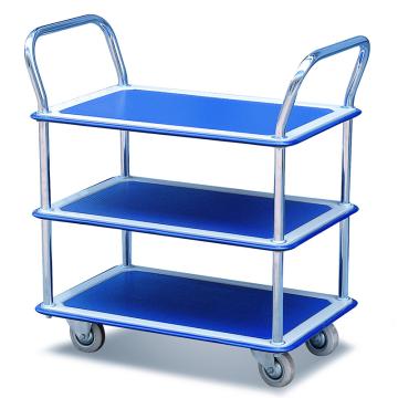 虎力 重型钢制平板推车，额定载重量(kg):120 三层，TD3/120