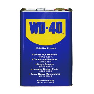 WD-40 除湿防锈润滑剂，4L/桶