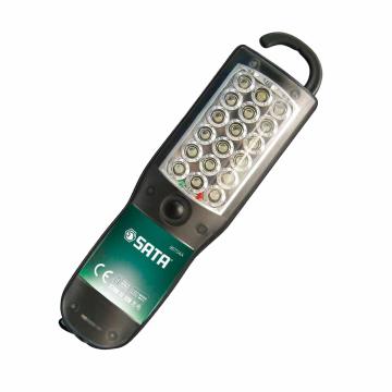 世达 90704A 锂电充电式防水手电筒，18LED(售完即止）单位：个