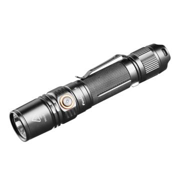Fenix 防水便携高亮LED手电筒，PD35 V2.0黑色1000lm含抱夹，不含电池和充电器，(售完即止)