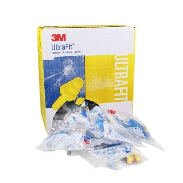 3M 可重复使用耳塞，340-4002，Ultrafit 圣诞树型硅胶材质 带线 配外盒，50副/盒