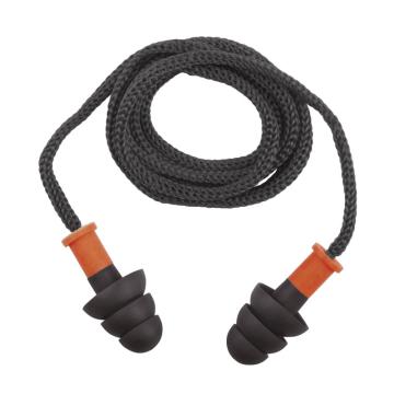 代尔塔DELTAPLUS 可重复使用耳塞，103119，CONICFIR050 圣诞树型TPR材质 带线，1副