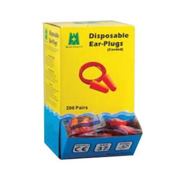 蓝鹰 一次性耳塞，EP5C，子弹型PU发泡材质 带线，1副/袋 200副/盒