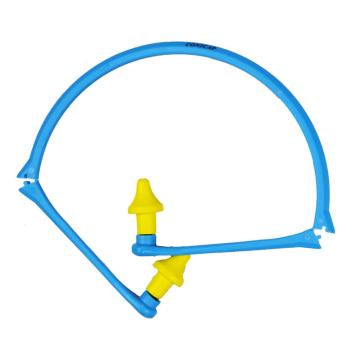 代尔塔DELTAPLUS 可重复使用耳塞，103110，CONICAP01 折叠耳机式PU发泡材质，1副