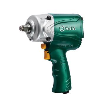 世达SATA 铝合金气动冲击扳手，1/2方头650N.m进气口尺寸1/4，02150