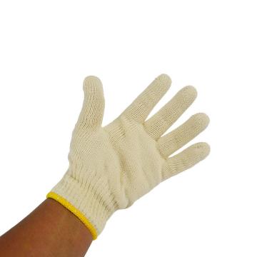 佳盾 纱线手套，6000型，600克本白涤棉纱线手套，12副/打 60打/包