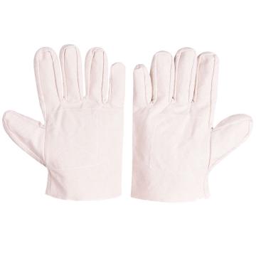 佳的 帆布手套，D16V-l，2*2本白全棉帆布手套 双层加固手掌，12副/打