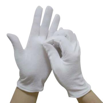 汉盾 HD-GP5503 涤棉22g 白色礼仪手套（12付/打，260g/打）