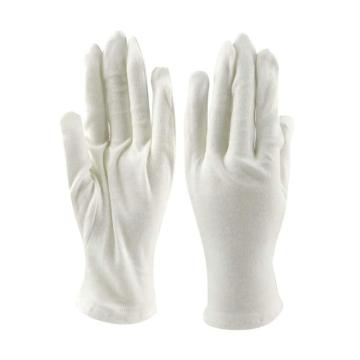 汉盾 HD-GP5506 纯棉18g 白色礼仪手套（12付/打，220g/打）