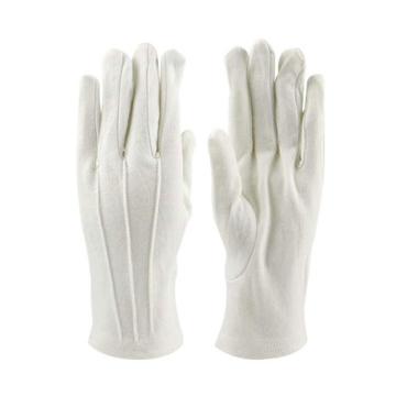 汉盾 HD-GP5504 涤棉22g 背三筋白色礼仪手套 （10付/打，220g/打）