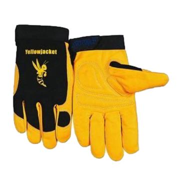 威特仕 半皮手套，10-2680-M，牛皮机械师手套