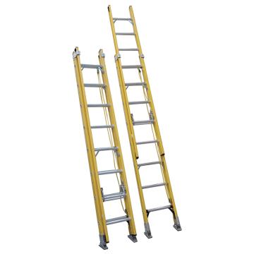 金锚 玻璃钢伸缩梯，踏棍数：16 额定载荷（KG）:150 延伸长度（米）：4.08，LCS260GFA1