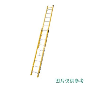 宝富 玻璃钢绝缘单面伸缩梯，全长:9.0m 收长:5.52m 自重:40.1kg，RLFE-90(加宽加厚)