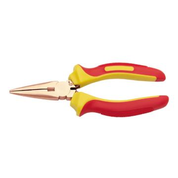 桥防CNFB 防爆VDE绝缘注塑尖嘴钳，8，铍青铜，T86202-1004BE