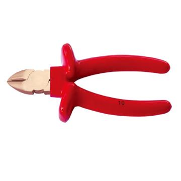 桥防CNFB 防爆VDE绝缘浸塑斜口钳，8，铍青铜，T86203A-1004BE