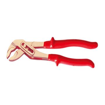 桥防CNFB 防爆VDE绝缘浸塑套入式水泵钳，10，铍青铜，T86208-1002BE