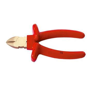 桥防CNFB 防爆VDE绝缘浸塑斜口钳，6，铝青铜，T86203A-1002AL