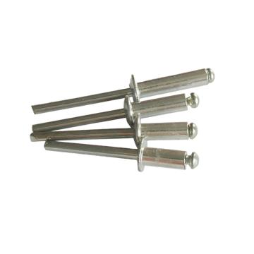 东明 GB12618开口扁圆头抽芯铆钉，M4X14，半不锈钢，250支/包